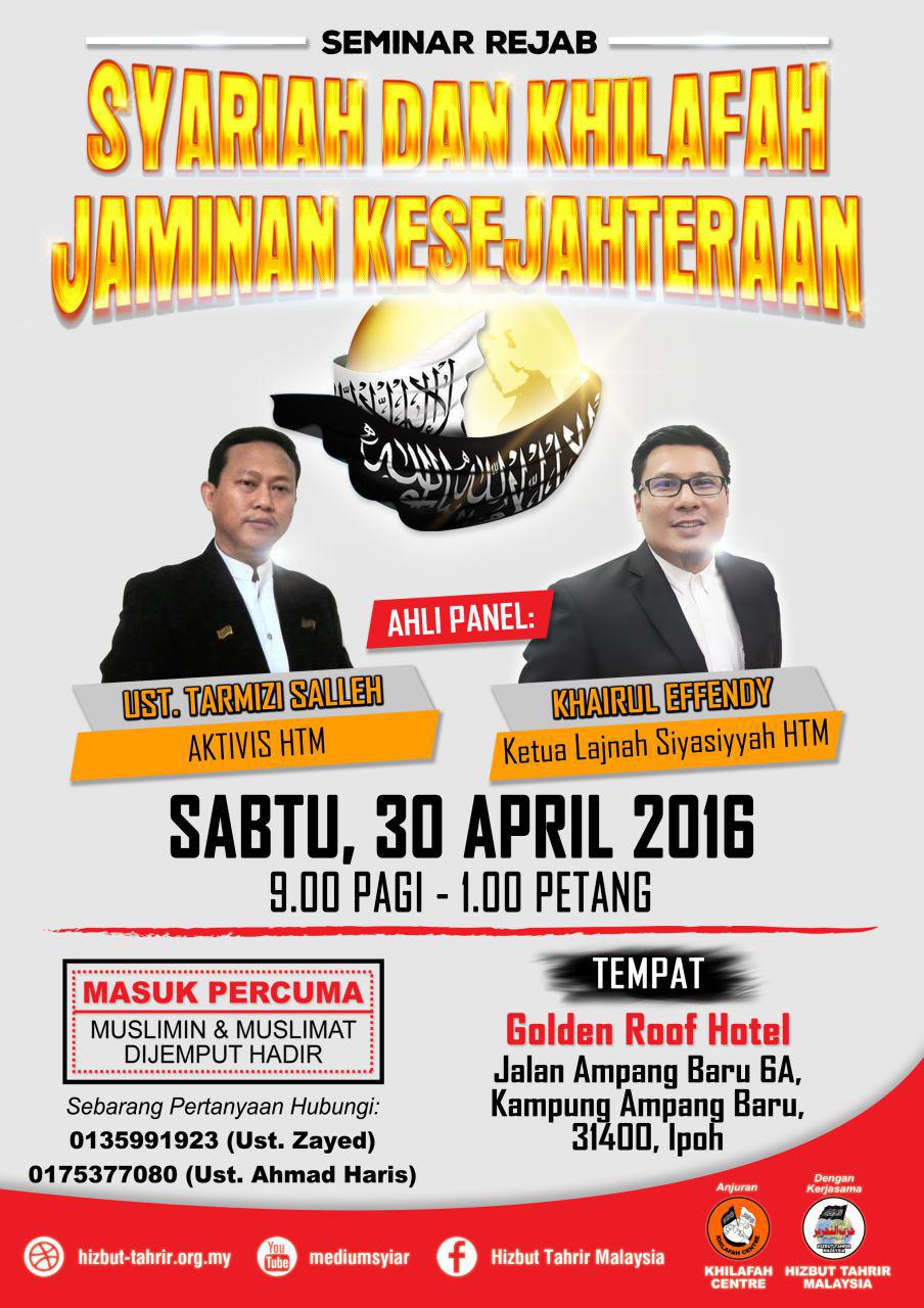 Poster Syariah Dan Khilafah ipoh