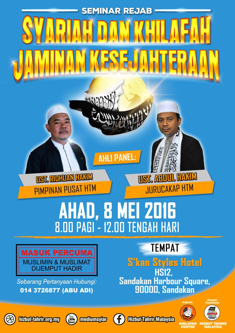 Poster Syariah Dan Khilafah sandakan