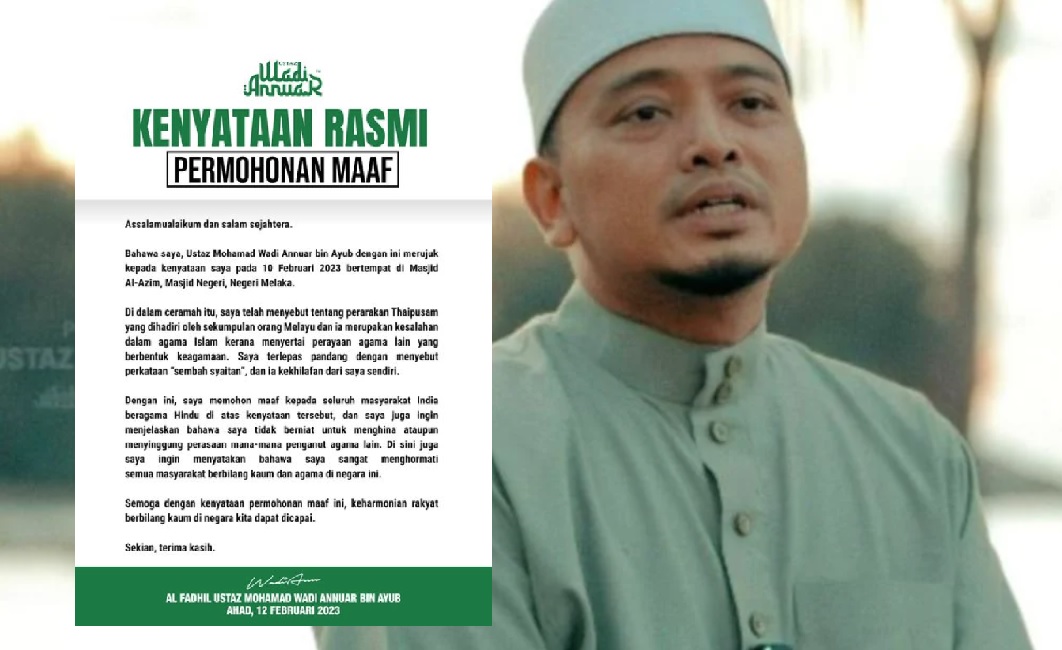 Kenapa Ustaz Wadi Anuar Perlu Mohon Maaf? – Hizbut Tahrir Malaysia