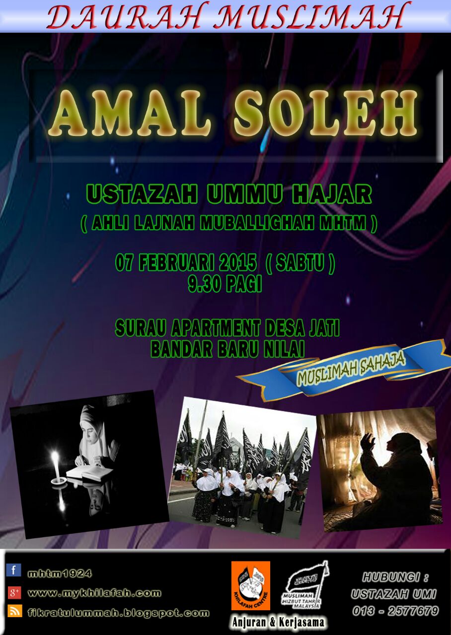 Poster muslimah bangi
