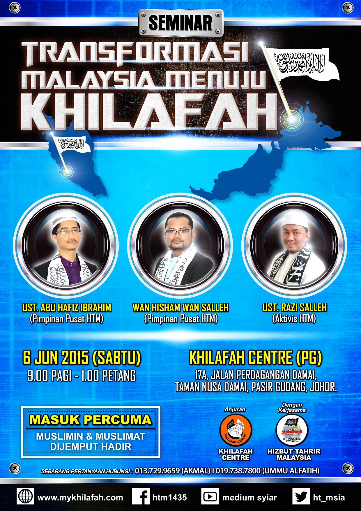 SEMINAR: Tranformasi Malaysia Menuju Khilafah (Pasir 