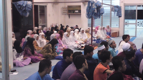 Majlis turut disertai oleh para muslimah